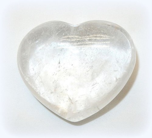 Handschmeichler riesiges wunderschönes Bergkristall-Herz TOP-Qualität ca. 95x85x30 mm