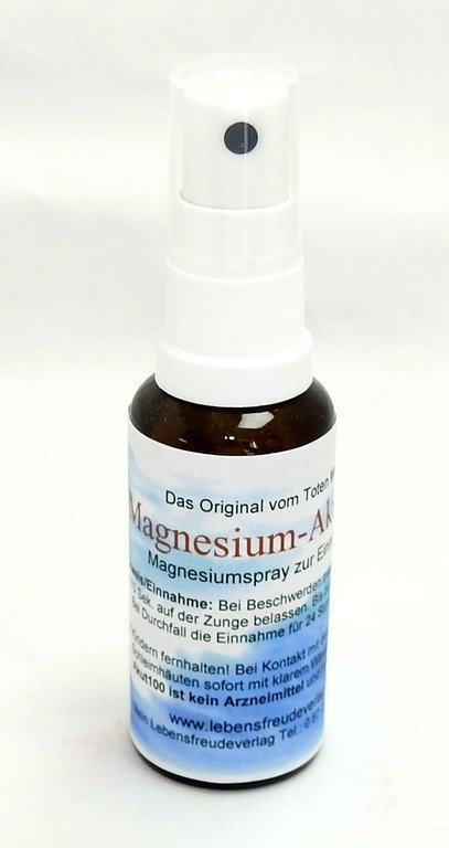 Magnesium-Akut100 Magnesium-Tropfen/Spray 50 ml - Das Original vom Toten Meer