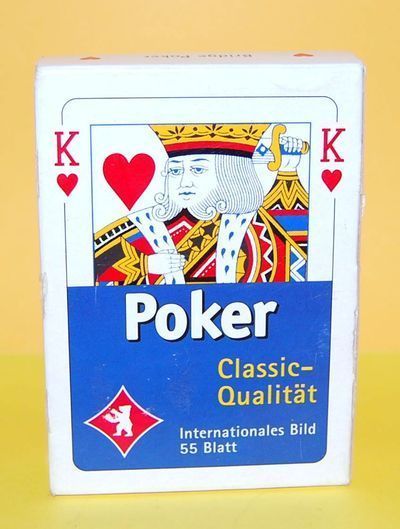 Poker-Karten 55 Blatt - Restposten / Sonderposten