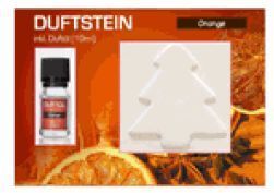 Duftstein-Set Orange Keramikbaum mit Orangenöl