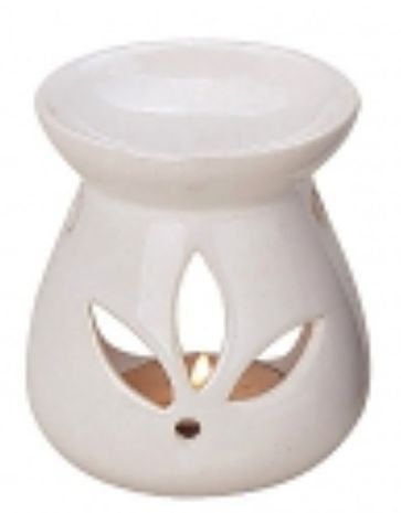Duftlampe Keramik 7x8 cm weiss