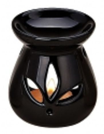 Duftlampe Keramik 7x8 cm schwarz