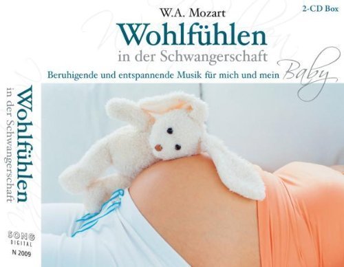 Ausverkauf: CD  Mozart: Wohlfühlen in der Schwangerschaft - Beruhigende und entspannende  2 CDs