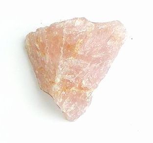 Rosenquarz-Brocken Dekostein Wasserstein Größe 50-80 mm