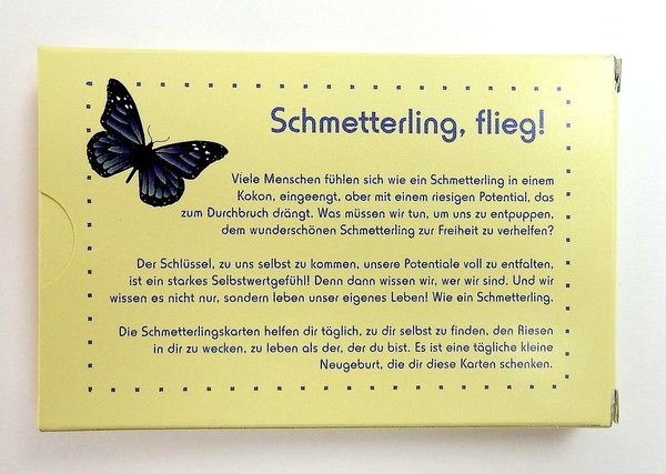 Selbstwertgefühl - Schmetterlingskarten für ein starkes Selbstwertgefühl - Kurt Tepperwein LIMITIERT