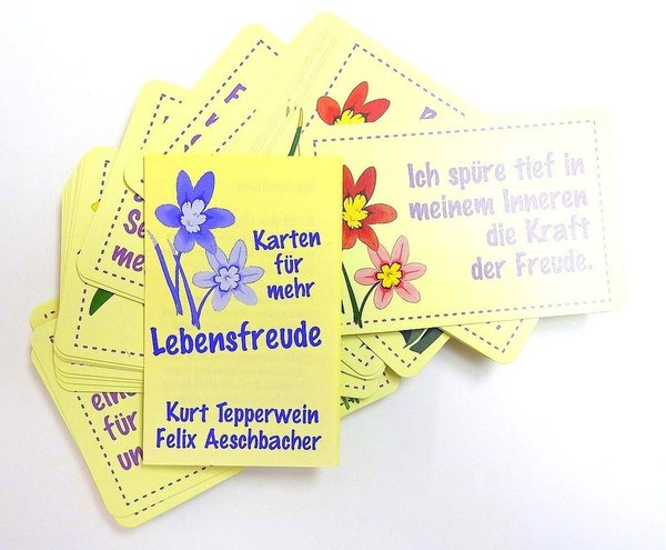 Karten für mehr Lebensfreude - Kartendeck mit 36 Karten - Kurt Tepperwein LIMITIERT