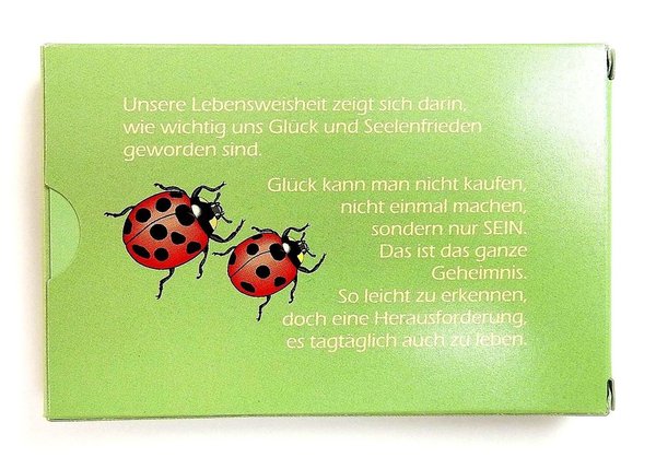 Viel Glück - Karten für das tägliche Glück - Kartendeck mit 36 Karten - Kurt Tepperwein LIMITIERT