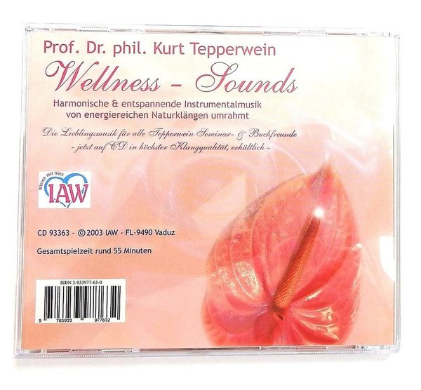 Ausverkauf: CD Wellness Sounds Prof.Dr.phil.Kurt Tepperwein Instrumentalmusik